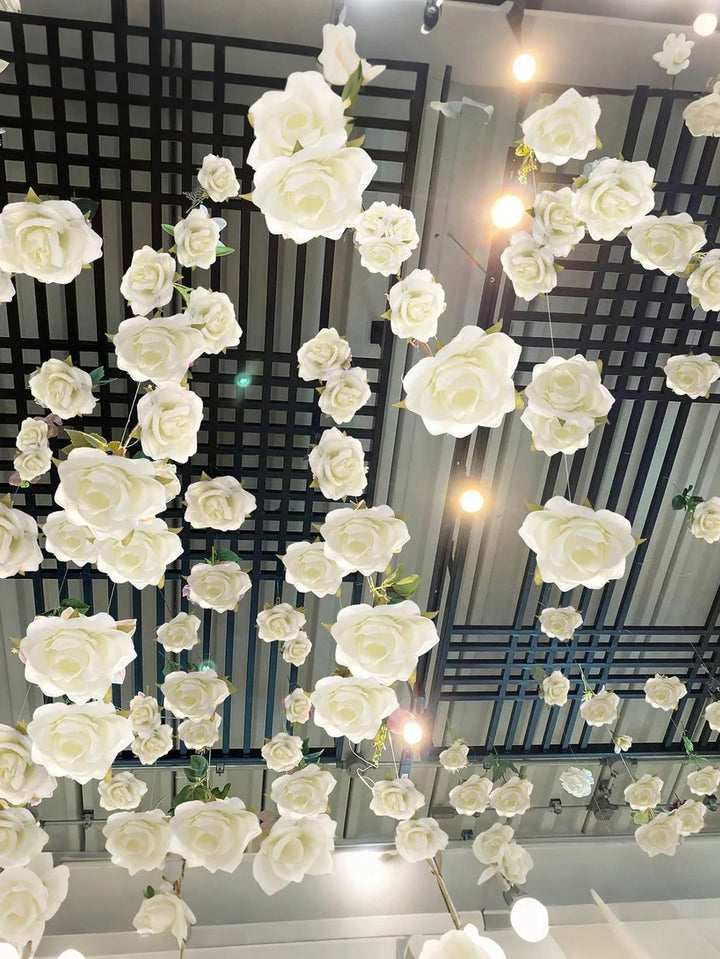 Floari artificiale SHEIN, alb
