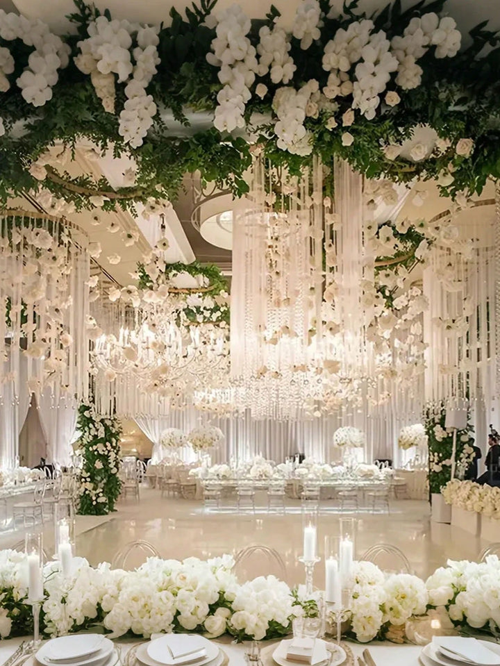 Floari artificiale SHEIN, alb
