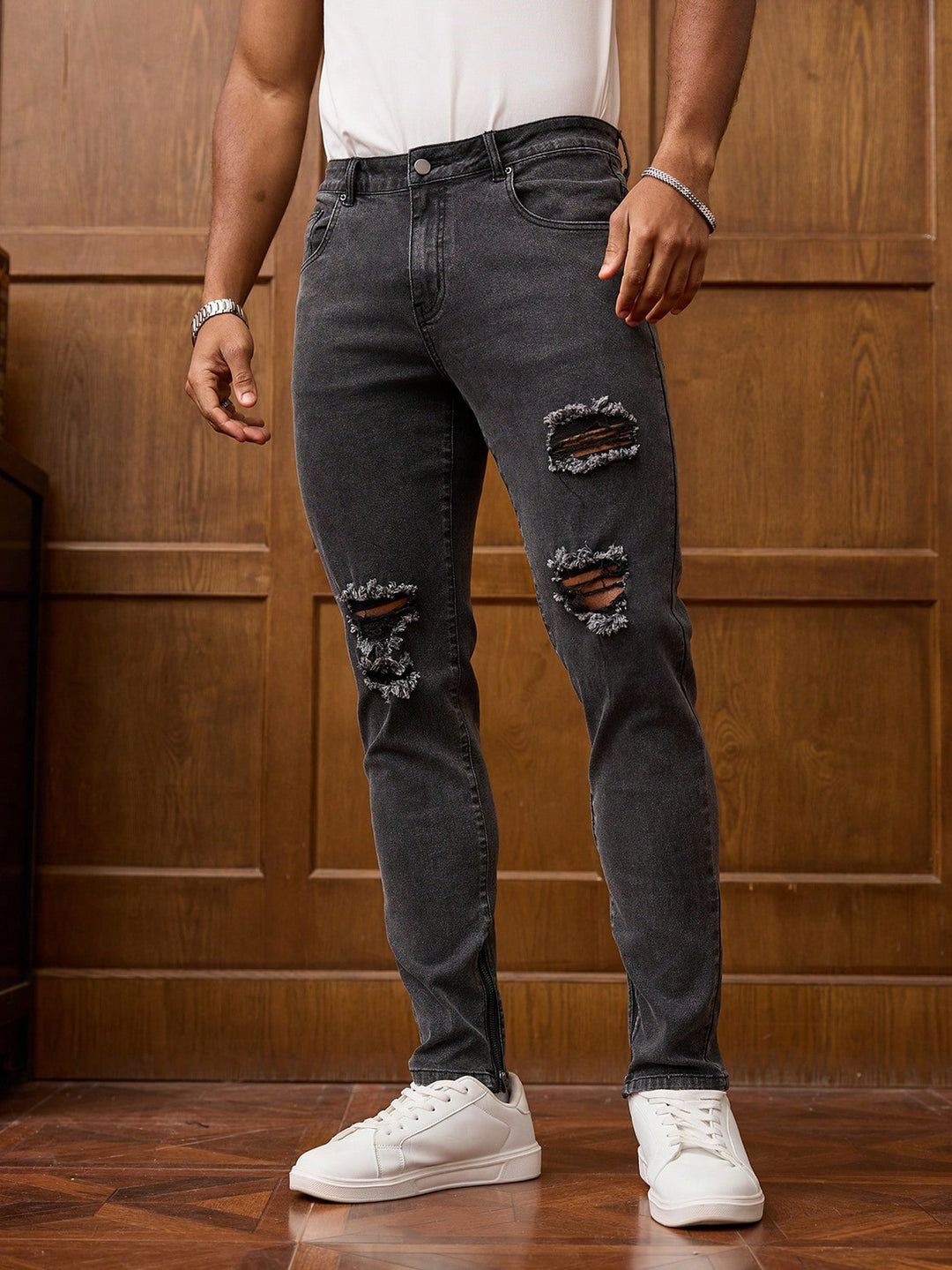 Jeans SHEIN, gri