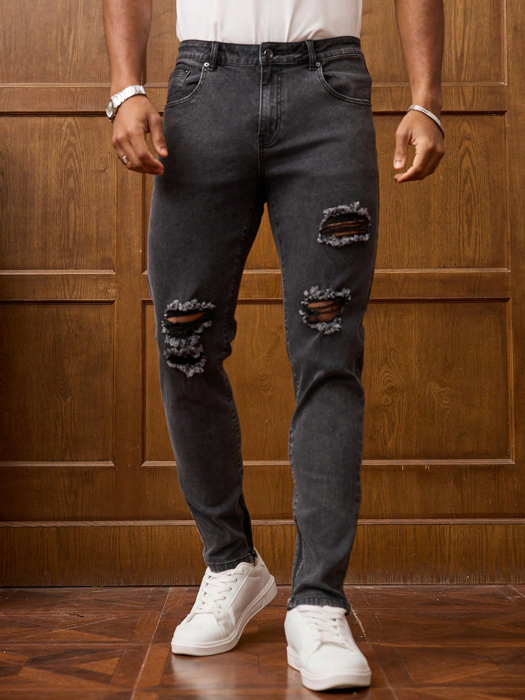 Jeans SHEIN, gri