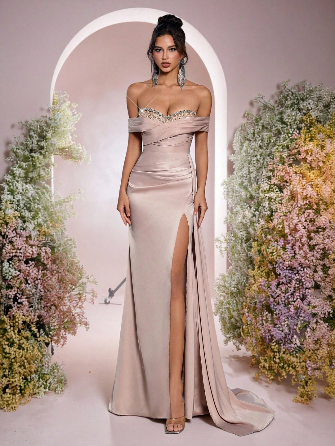 SHEIN ruha, khaki