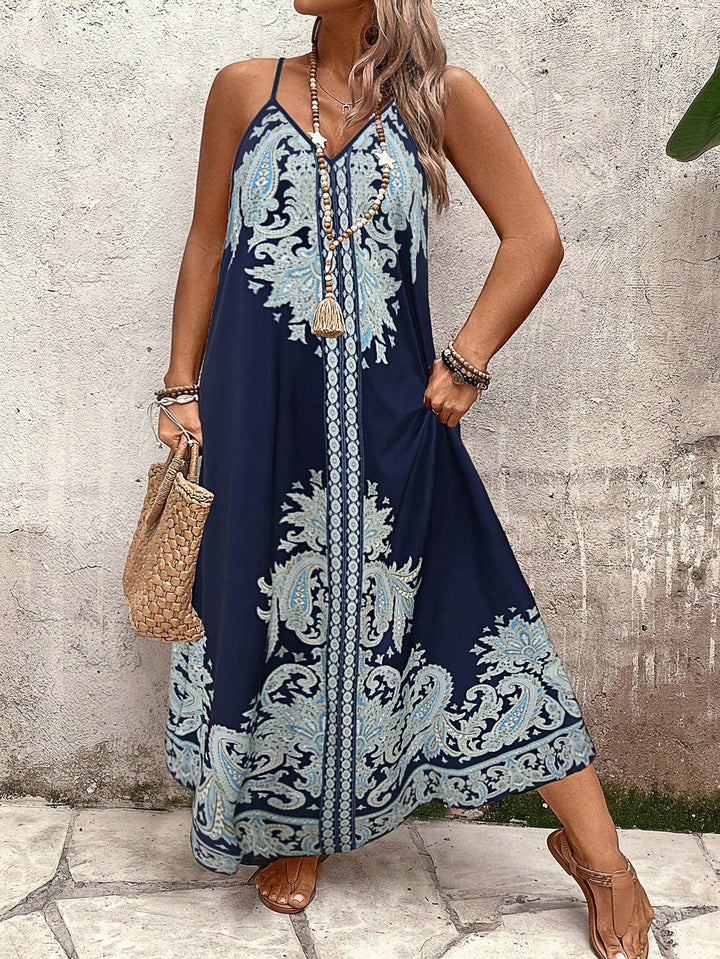 SHEIN Maxi ruha, kék