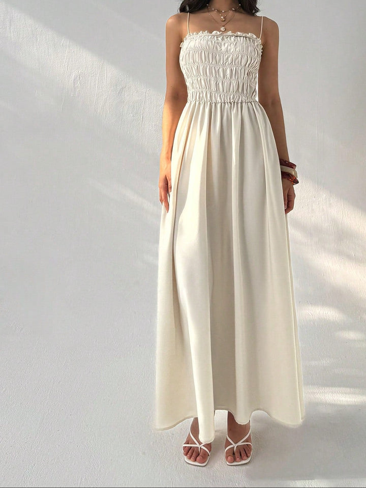 Shein maxi ruha, bézs