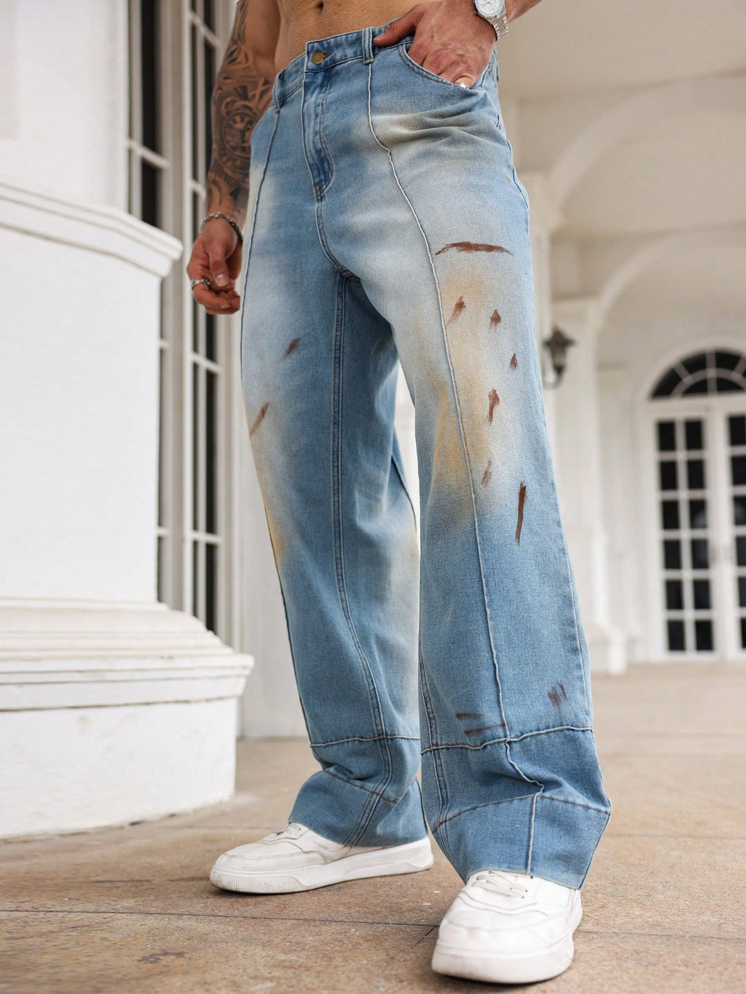Jeans SHEIN, albastru