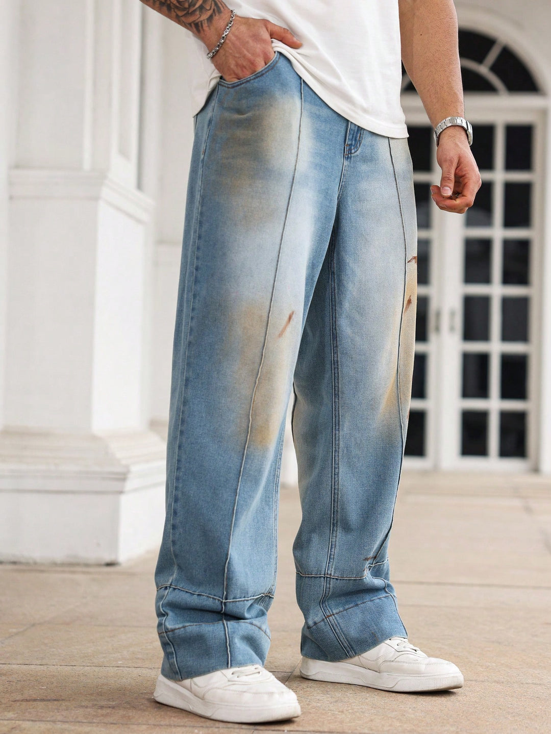 Jeans SHEIN, albastru