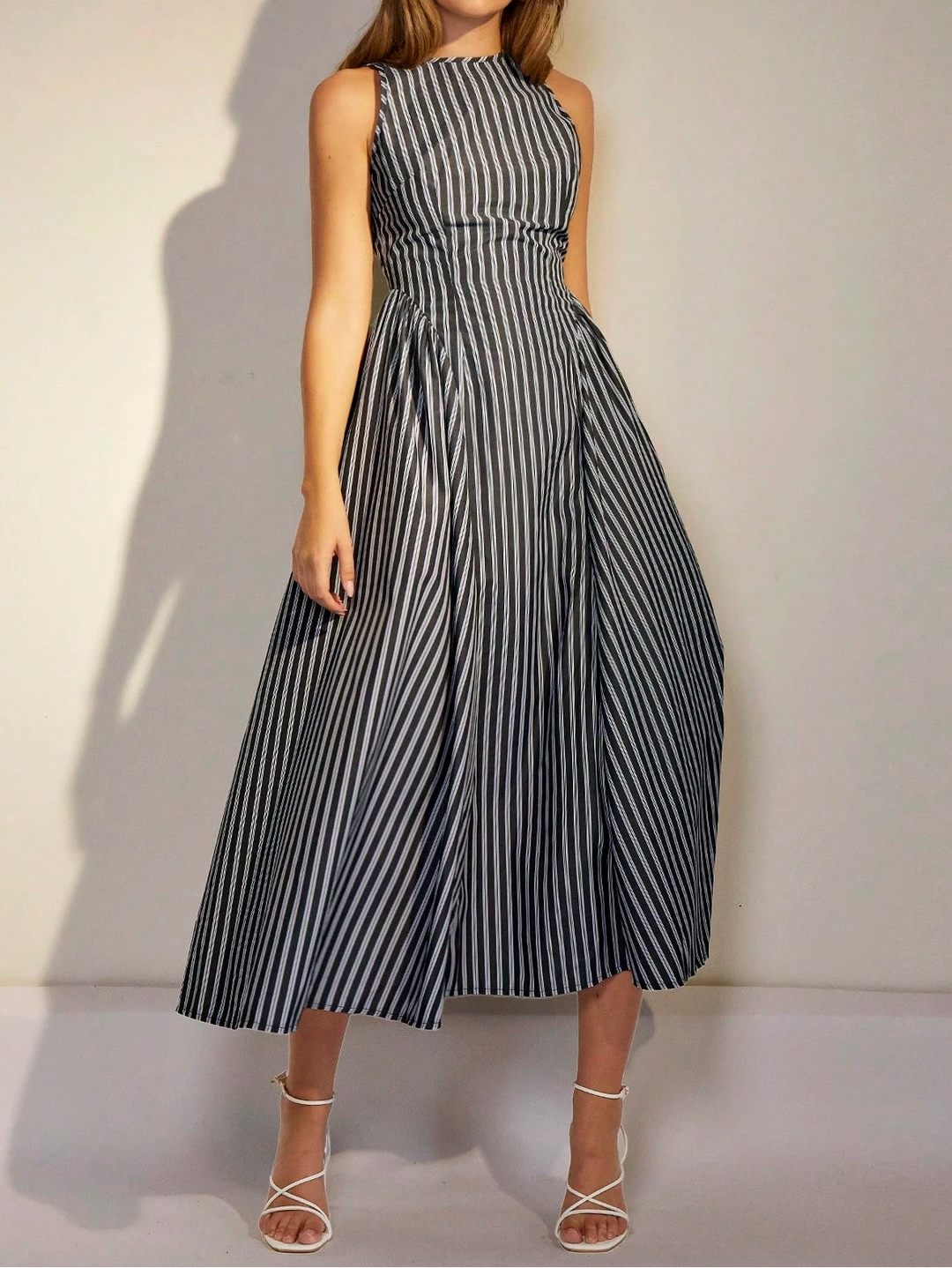 Rochie midi Shein, mix culori