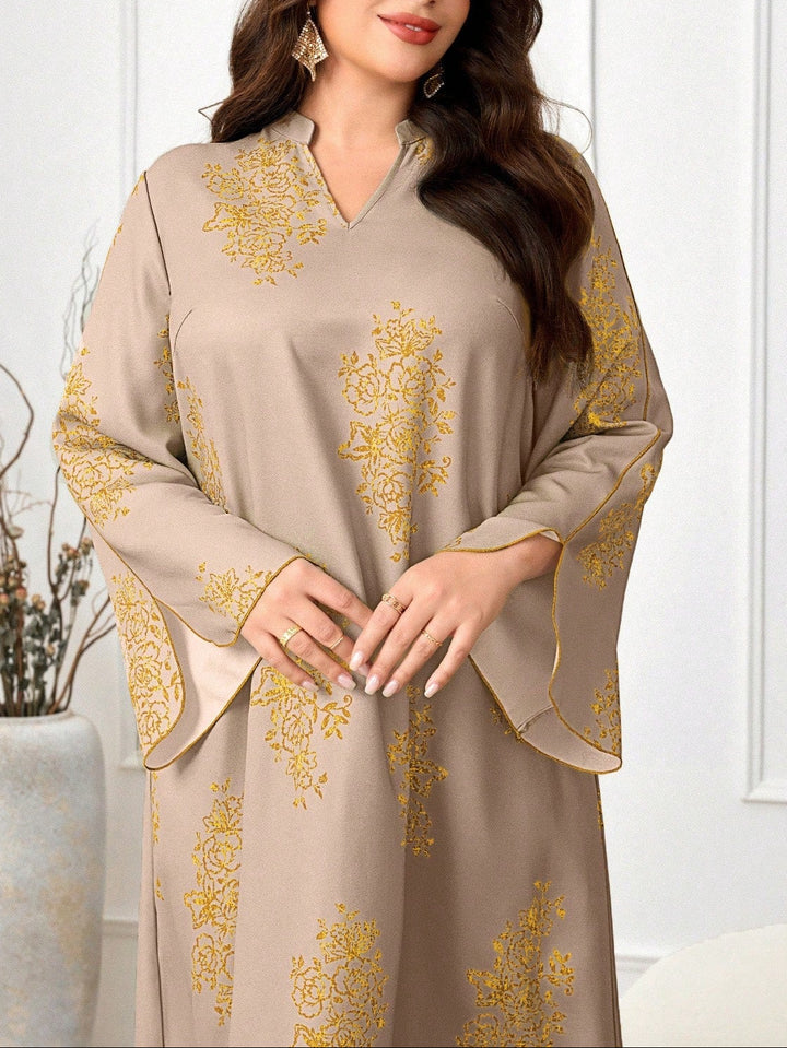 SHEIN Maxi ruha, barna