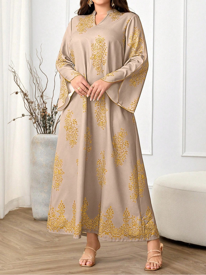 SHEIN Maxi ruha, barna