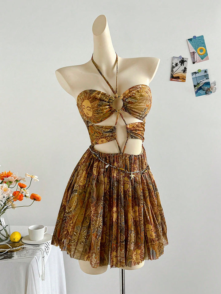 SHEIN jumpsuit-style dress, mixed colors