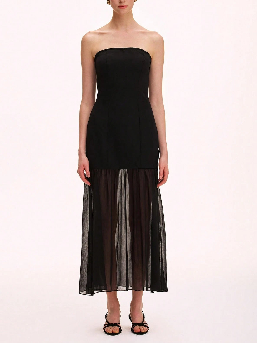 Shein maxi ruha, fekete