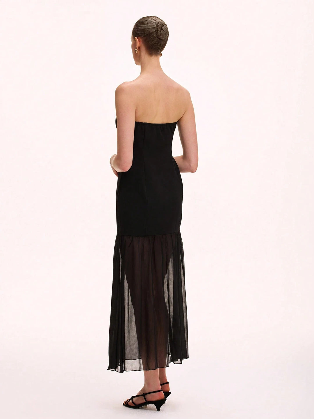Shein maxi ruha, fekete