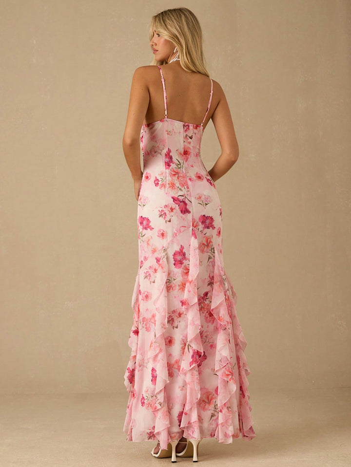 Rochie maxi SHEIN, roz
