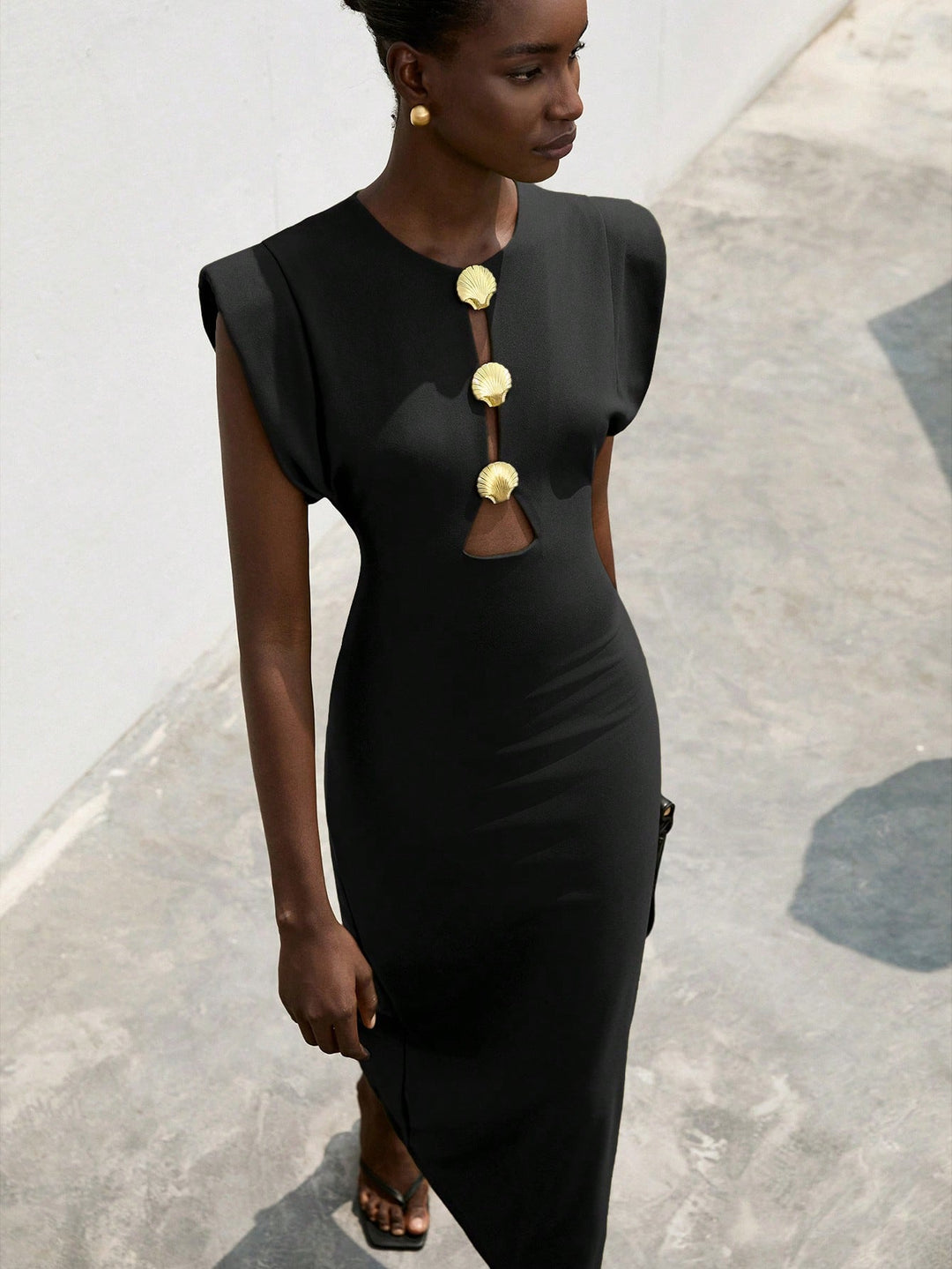Rochie maxi SHEIN, negru