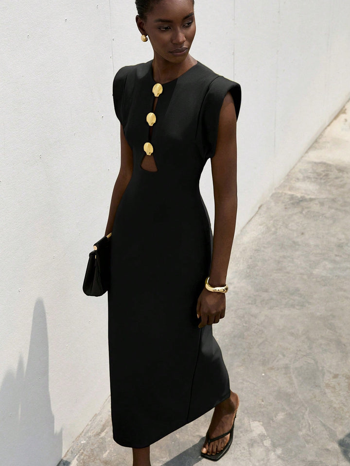 Rochie maxi SHEIN, negru