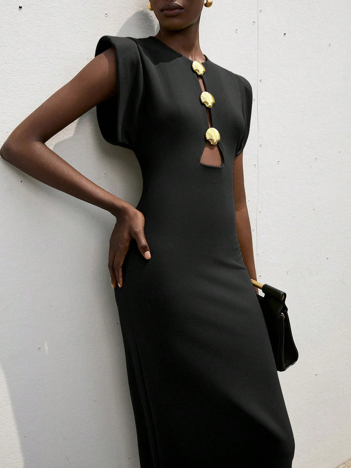 Rochie maxi SHEIN, negru