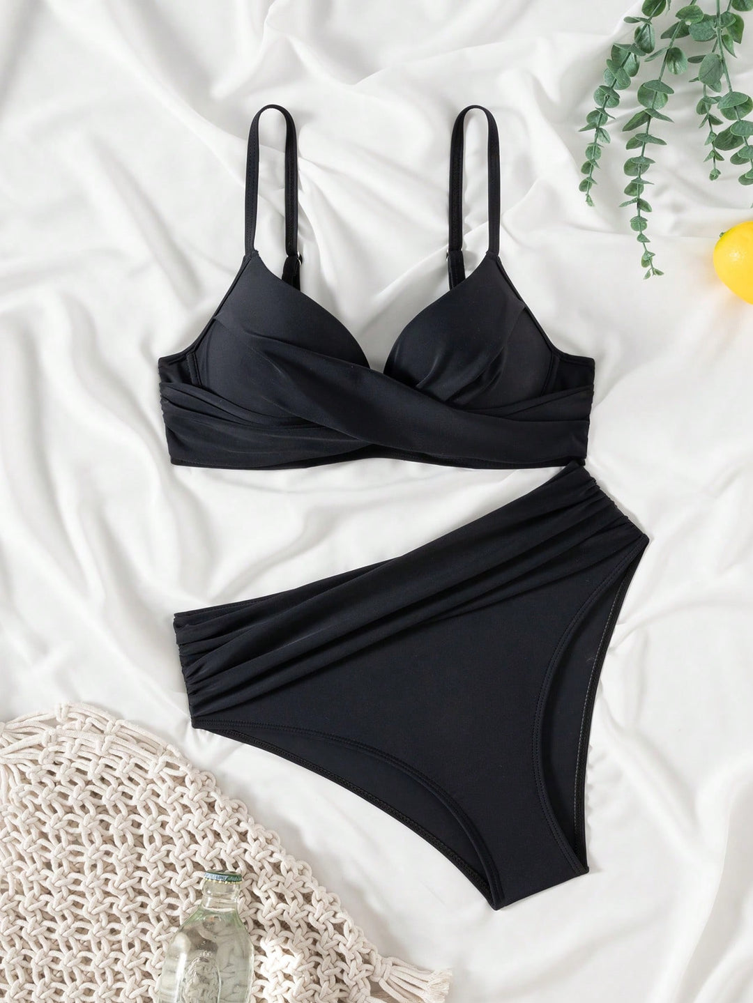 Set bikini SHEIN, negru