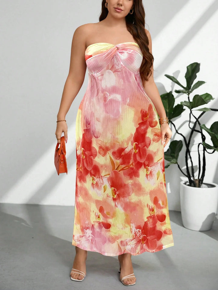 Rochie midi SHEIN, mix culori