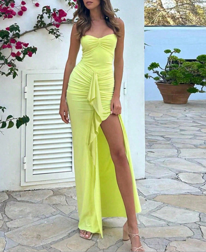 Rochie maxi SHEIN, verde