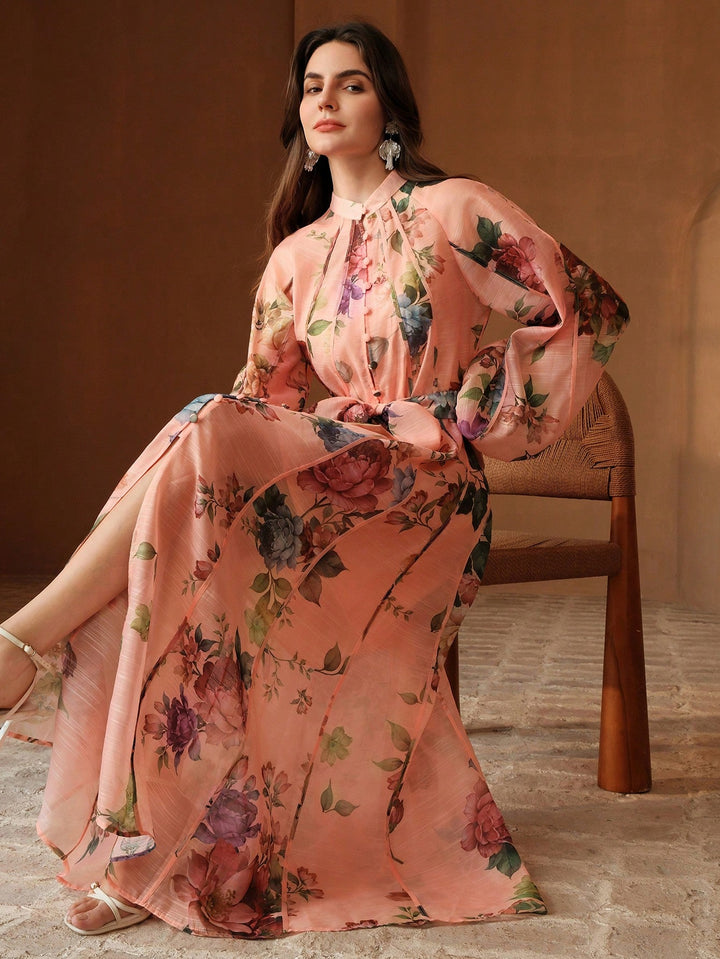 Rochie maxi SHEIN, roz
