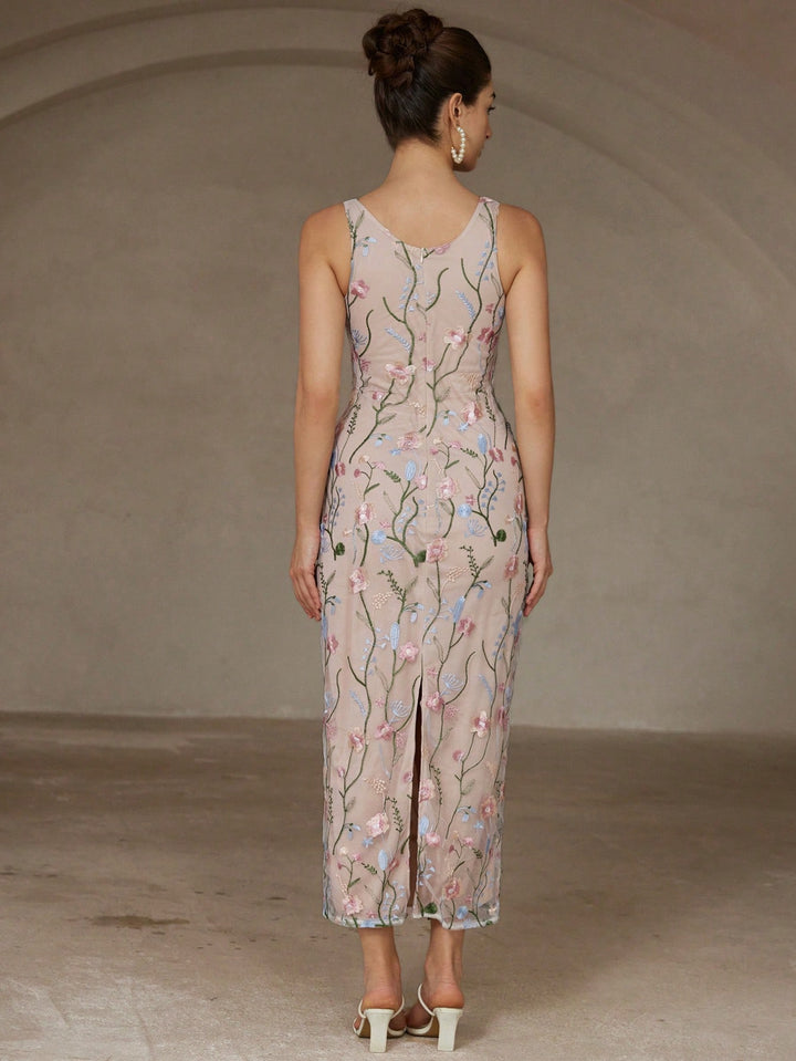 Rochie maxi SHEIN, mix culori