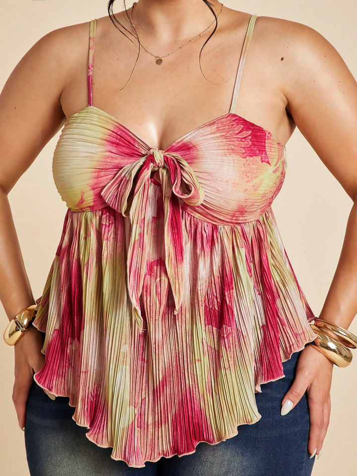Top Shein Curve+, mix culori