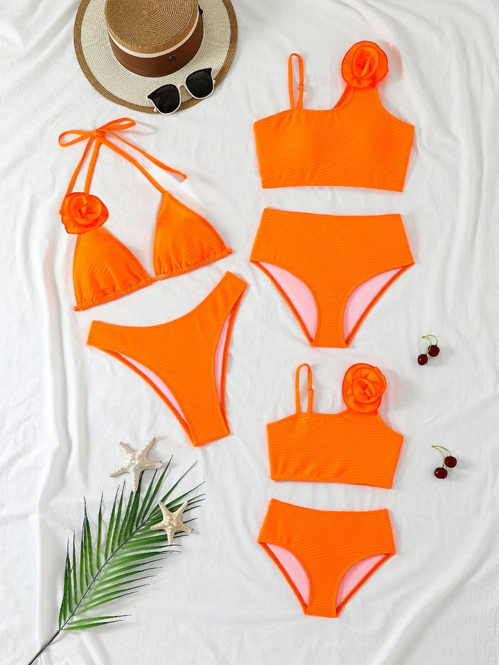 Bikini szett, SHEIN, narancssárga