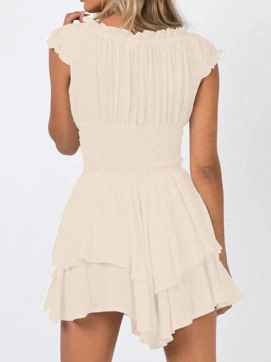SHEIN bézs miniruha