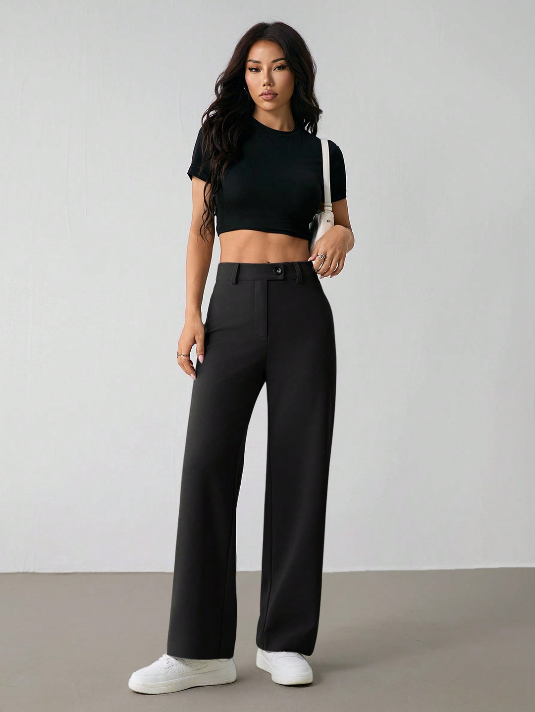 Pantaloni SHEIN, negru