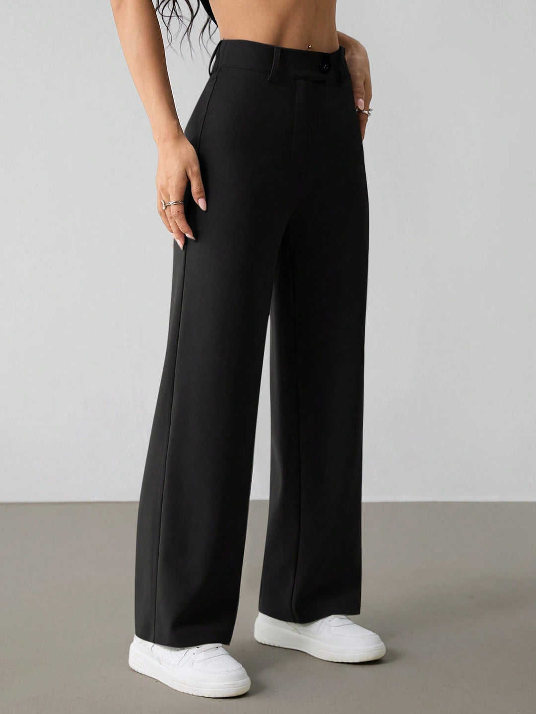Pantaloni SHEIN, negru
