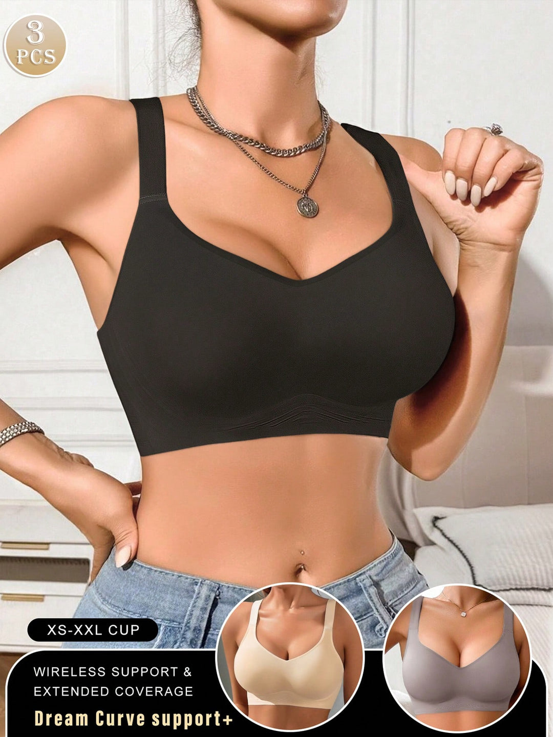 Sutien SHEIN, mix culori
