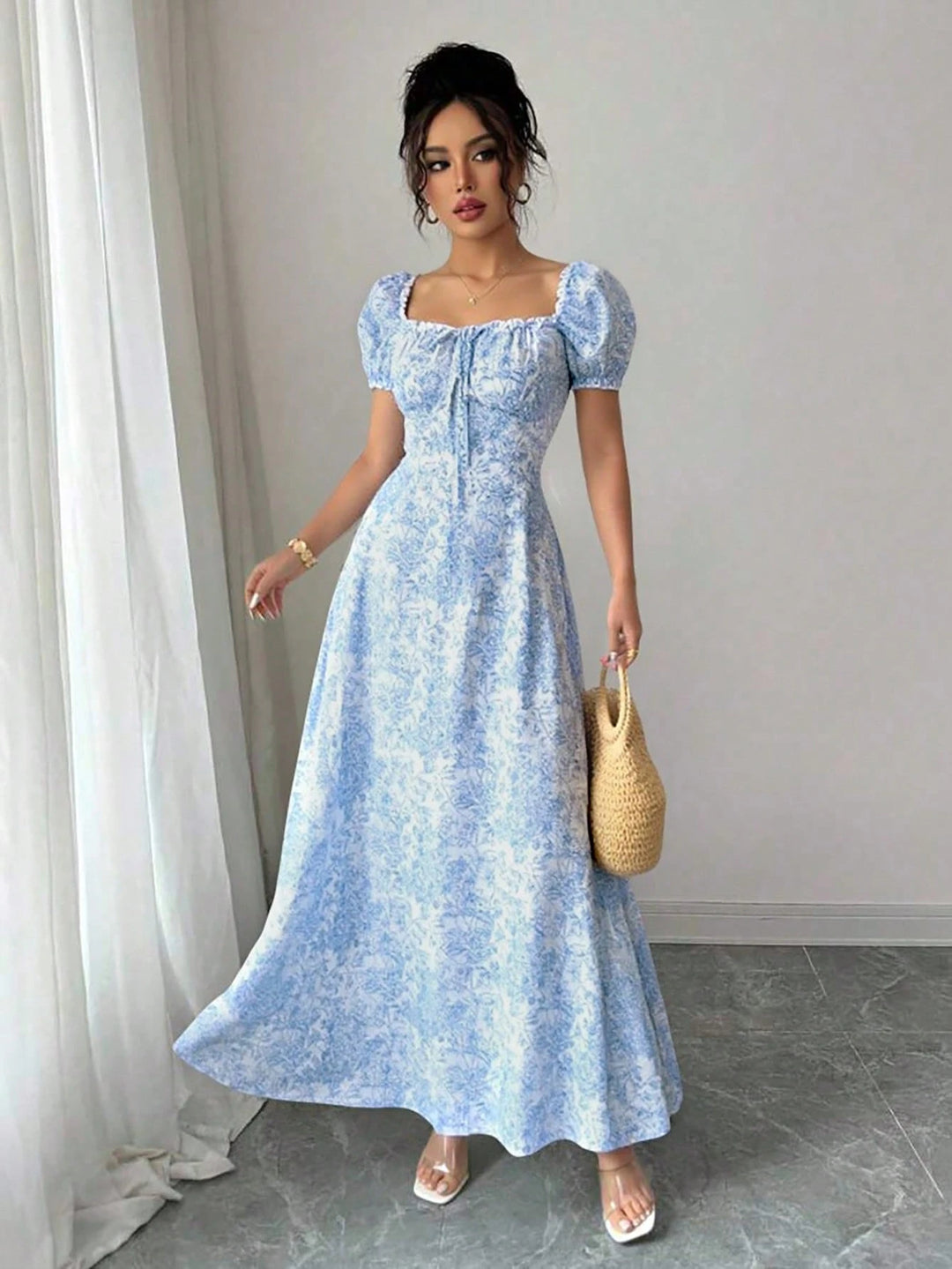 Rochie maxi SHEIN, mix culori