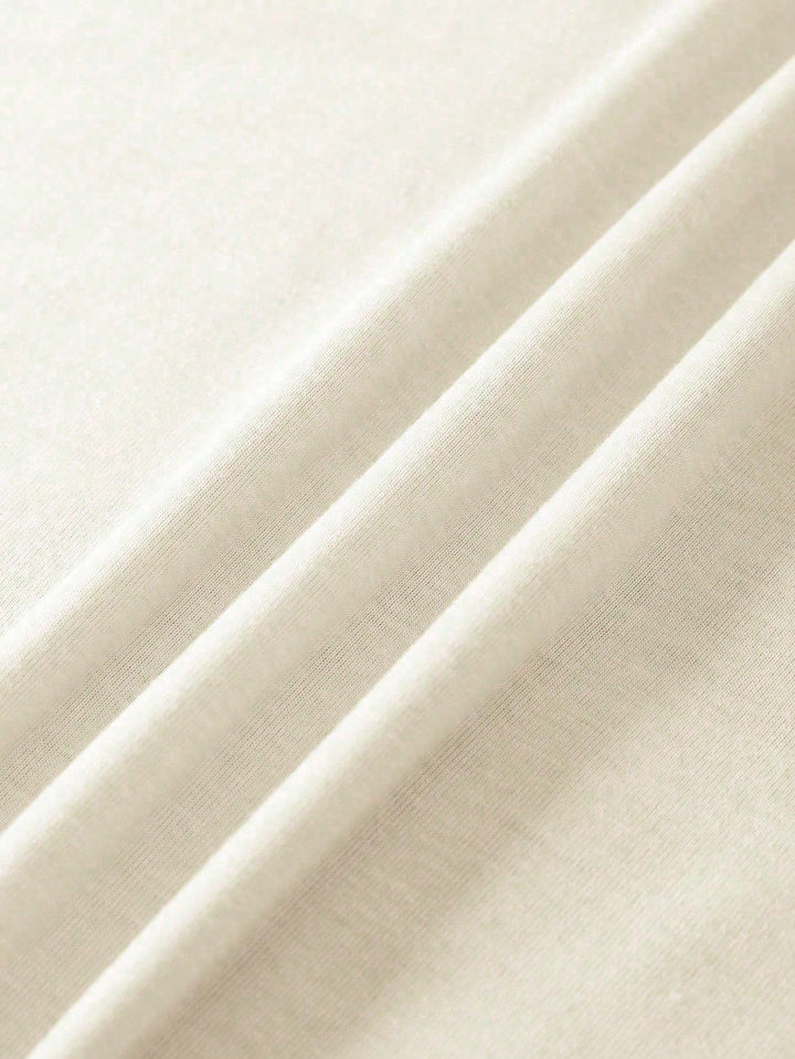 SHEIN póló, krémszínű