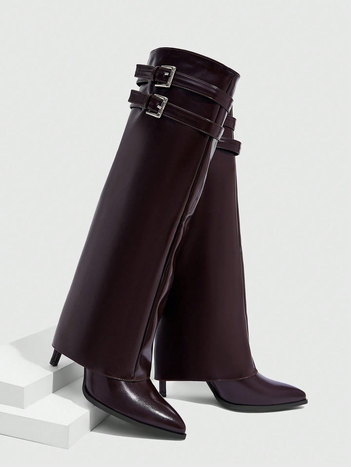 SHEIN csizma, barna