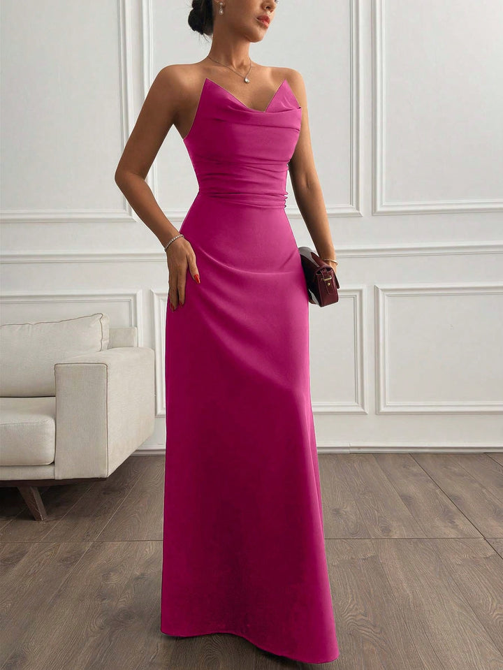 Rochie maxi SHEIN, roz