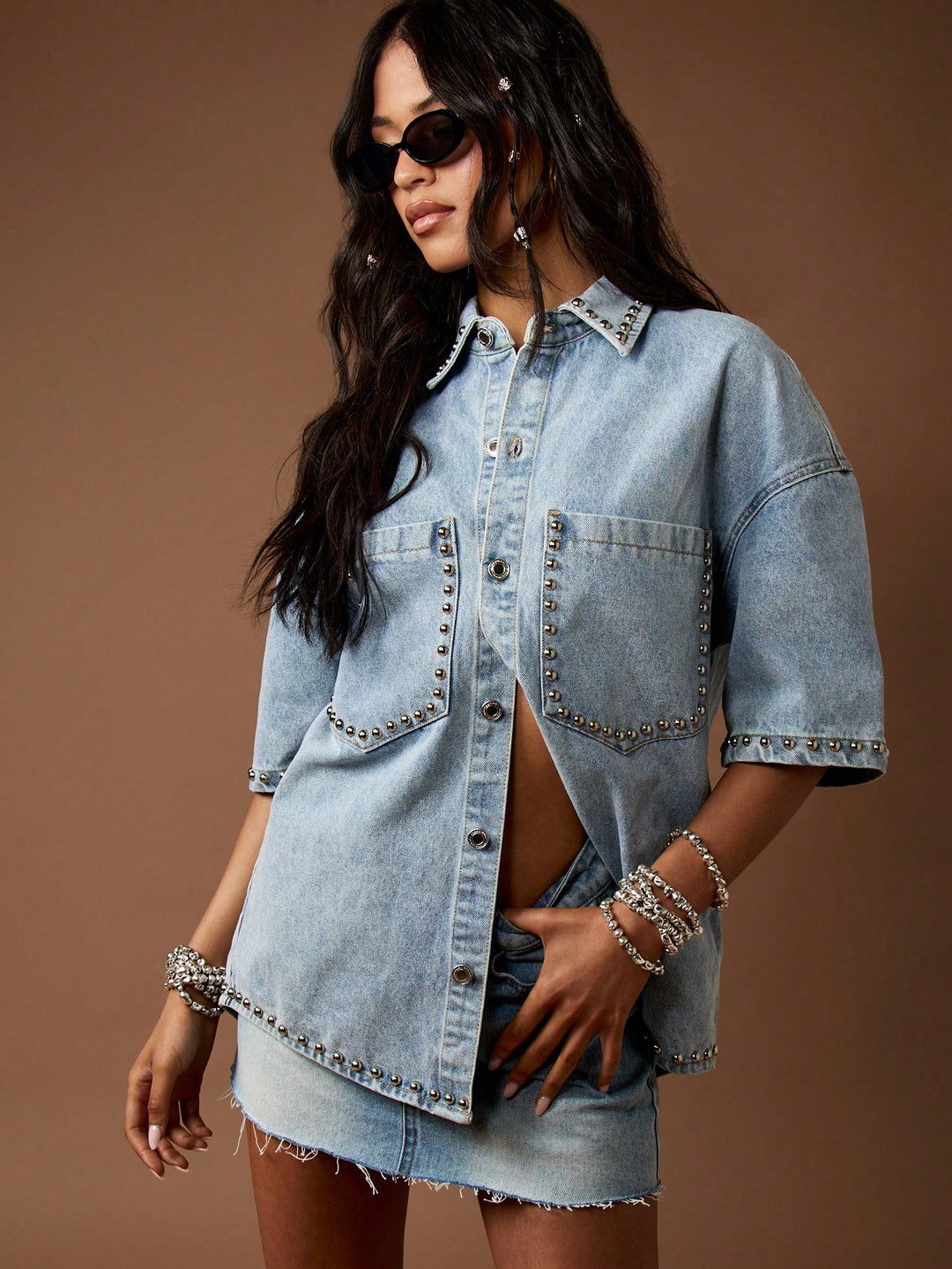 Top SHEIN, albastru
