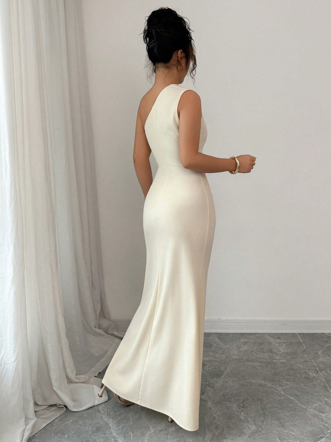 SHEIN maxi dress, bézs