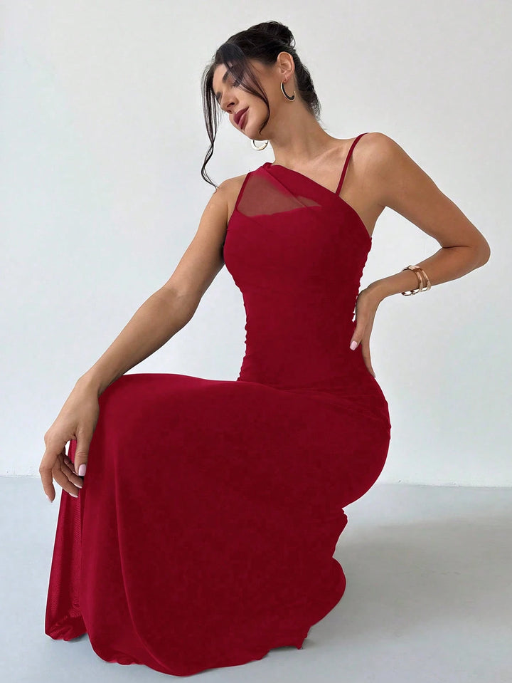 Rochie maxi SHEIN, vișiniu