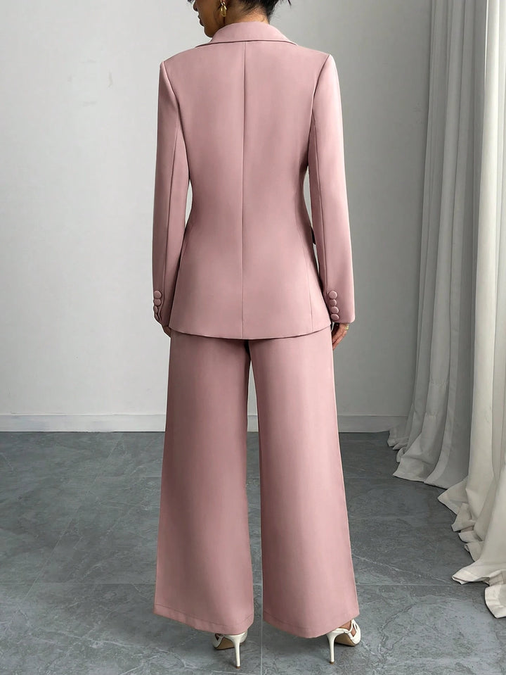 Pantaloni SHEIN, roz