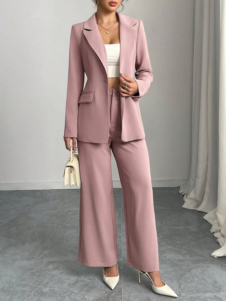 Pantaloni SHEIN, roz