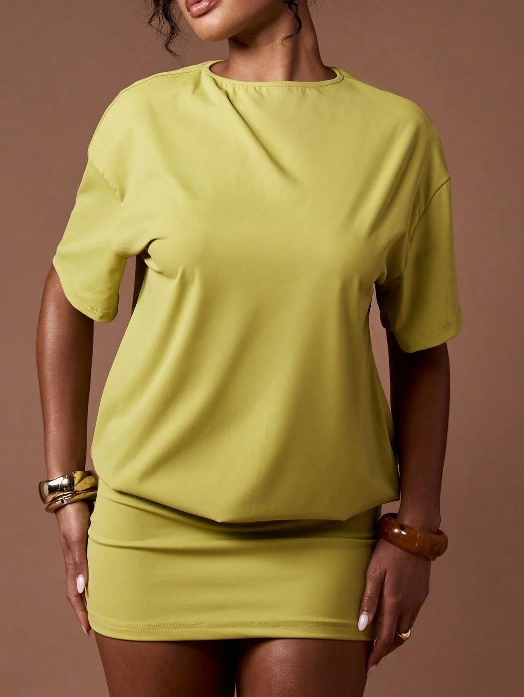 SHEIN mini ruha, zöld