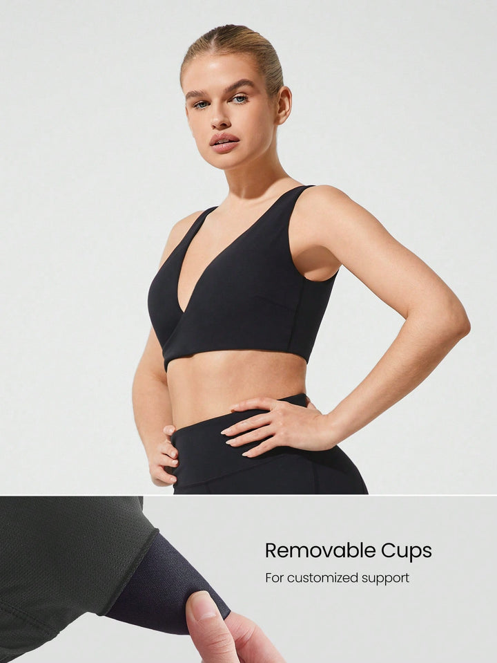 Bustieră sport SHEIN, negru