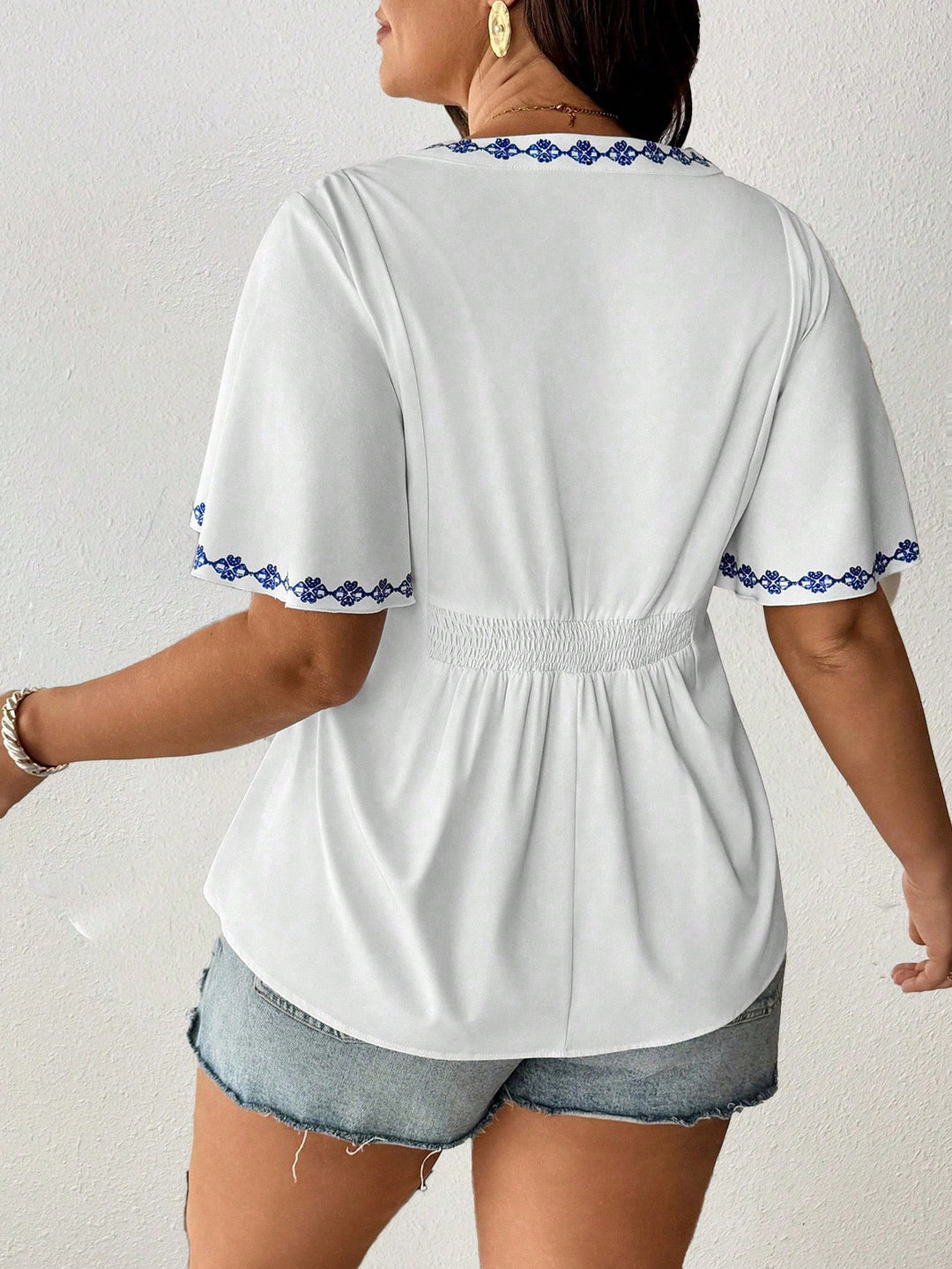 SHEIN blúz, kék