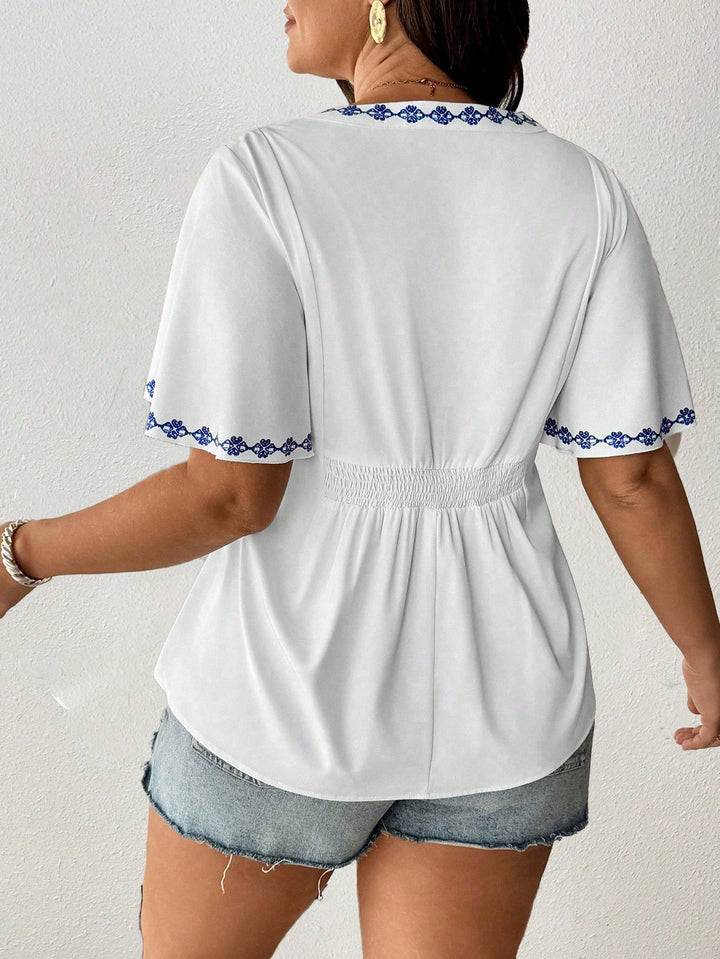 SHEIN blúz, kék