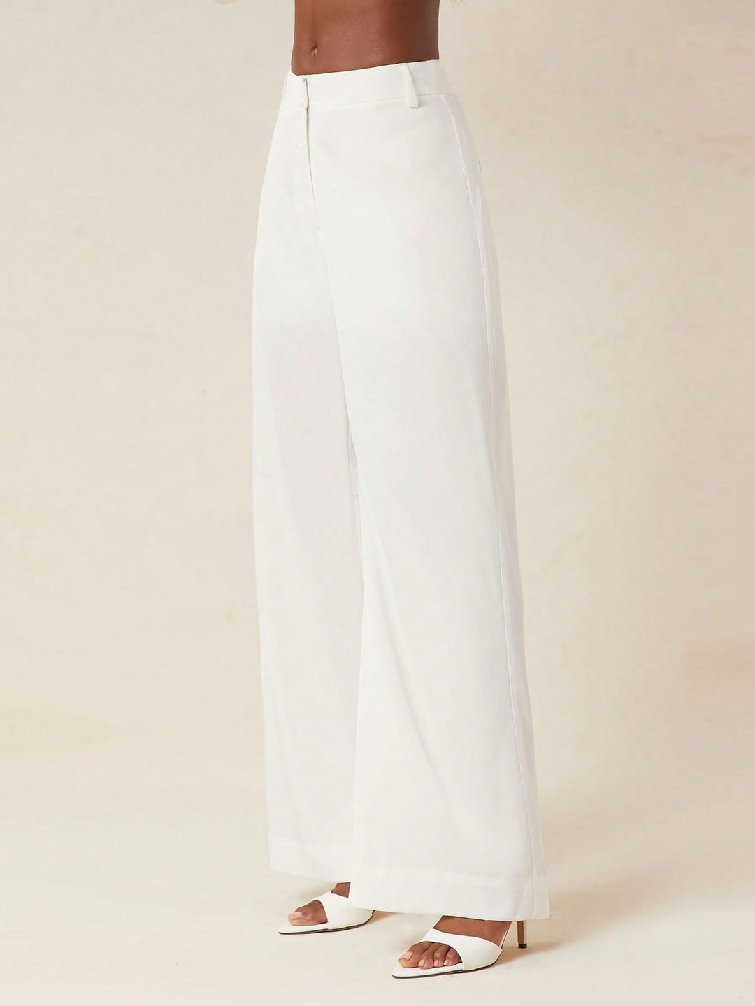 Pantaloni SHEIN, alb