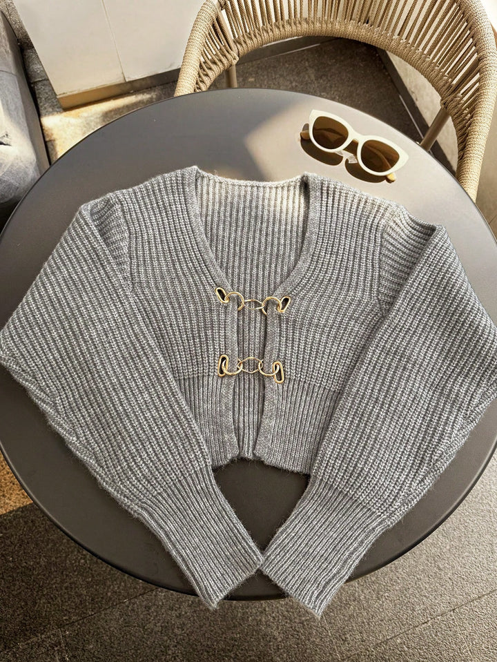 Cardigan SHEIN, gri