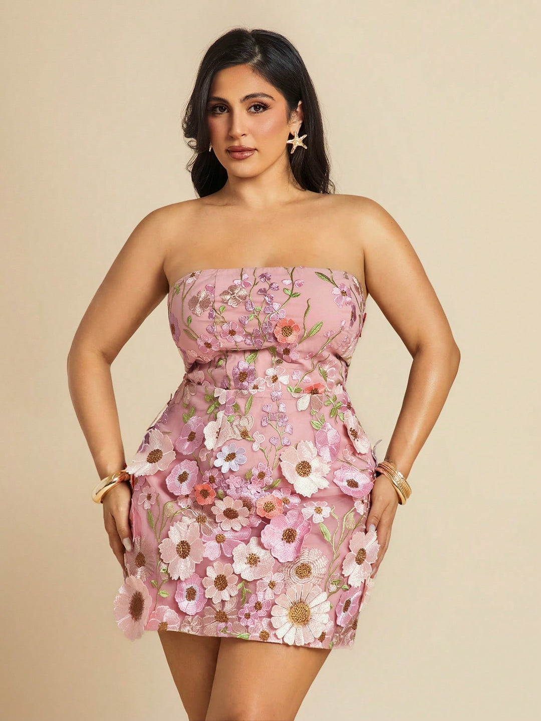 Rochie mini SHEIN, roz