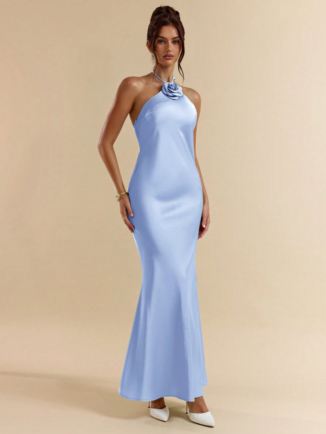 Rochie maxi SHEIN, albastru