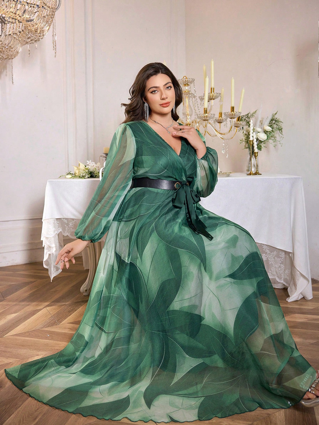 Rochie SHEIN, verde