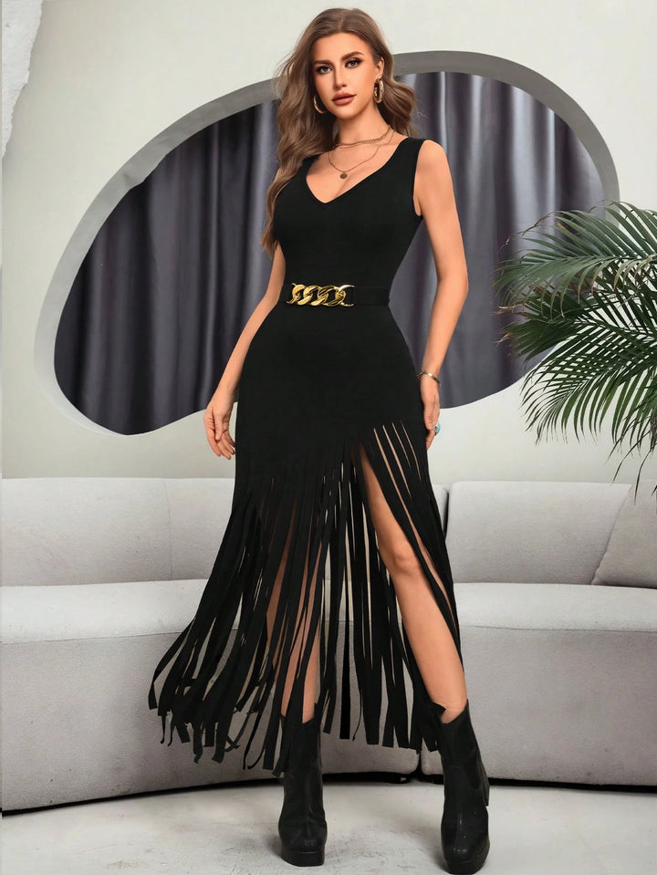 Rochie maxi SHEIN, negru