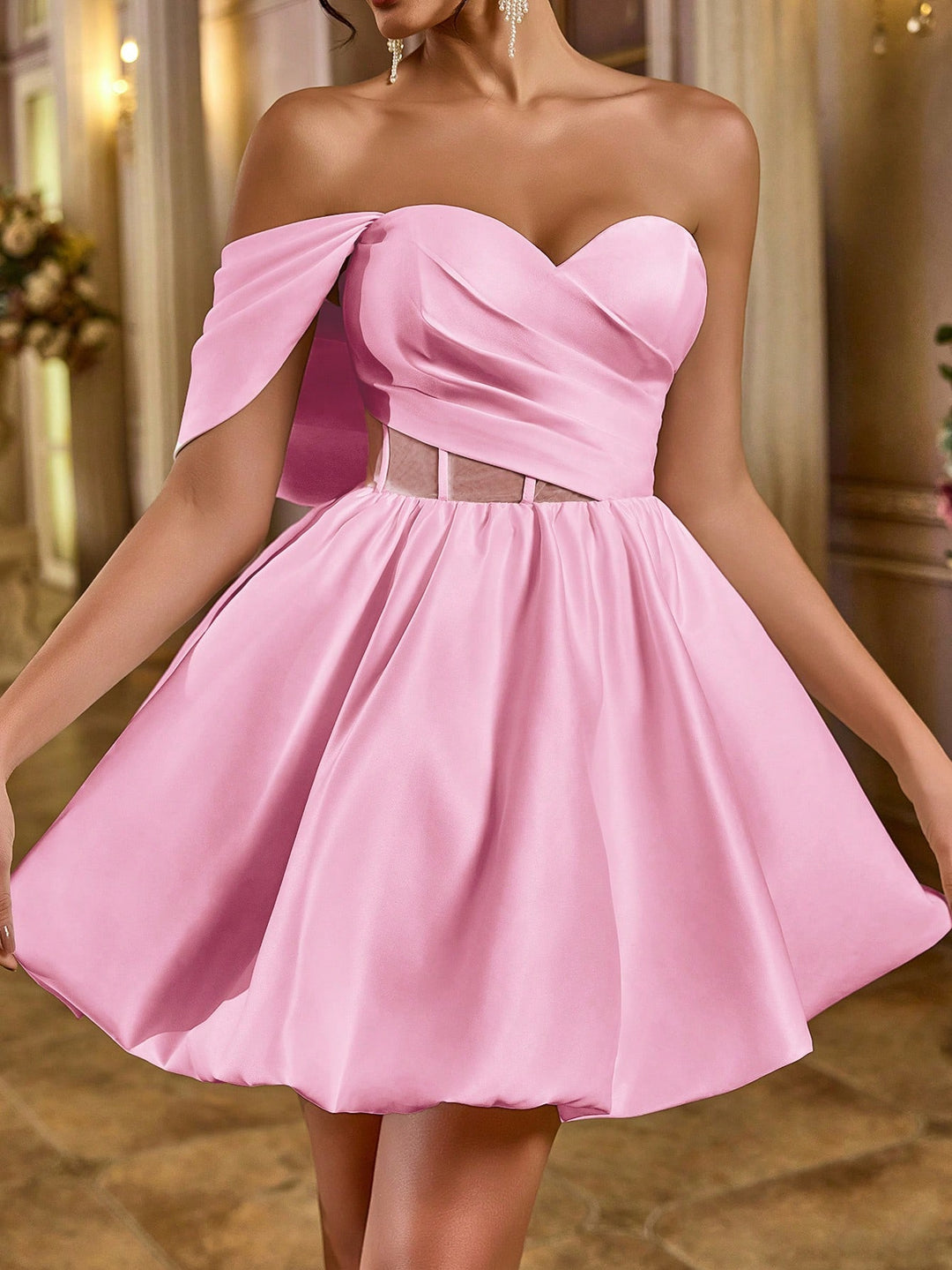 Rochie mini SHEIN, roz